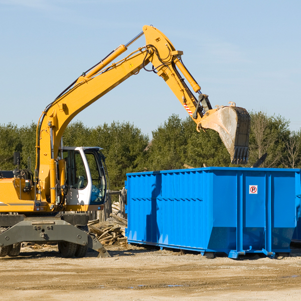 can i rent a residential dumpster for a construction project in Big Water